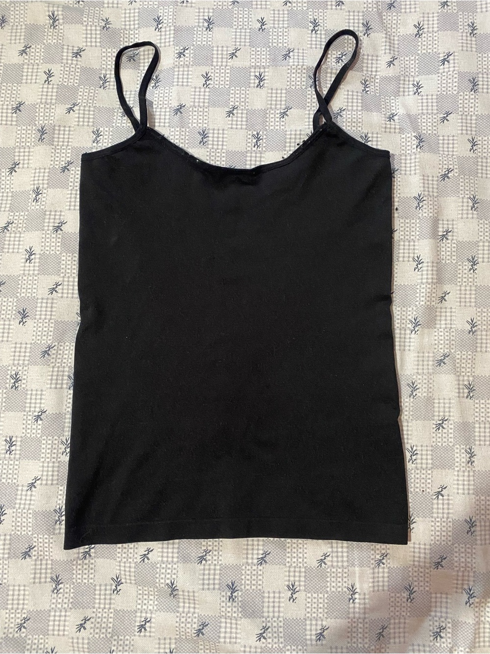shosho Black Spaghetti Strap Tank Top